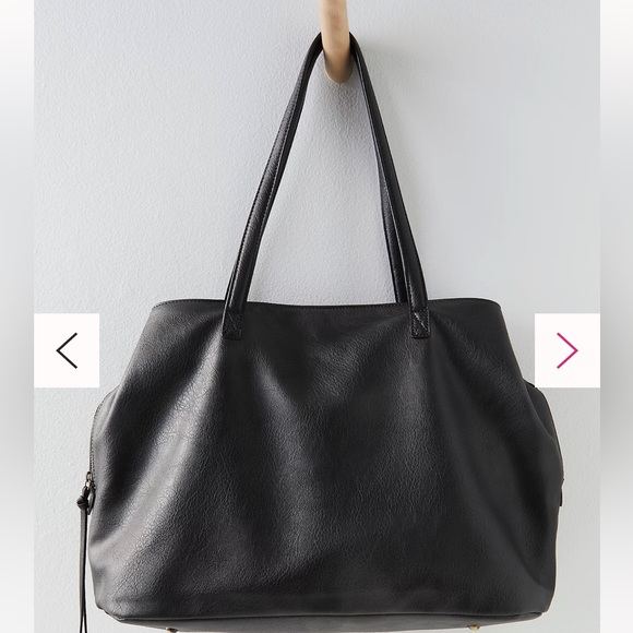 Free People Handbags - Free People Sid Slouchy Vegan Tote Dark Grey